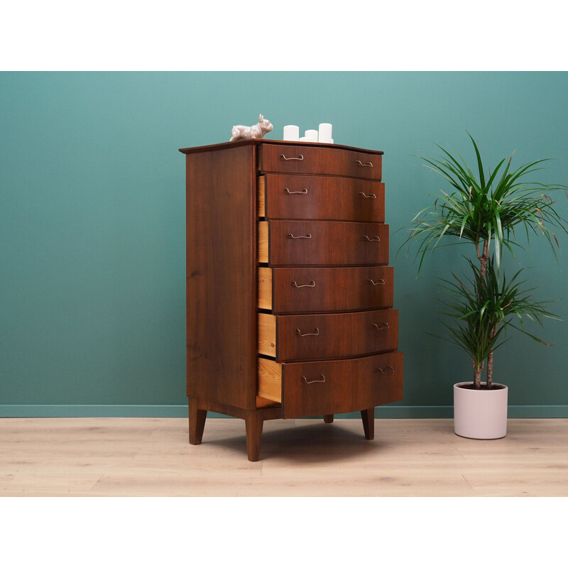  Vintage chest of drawers in mahogany by ØM Mobelfabrik, 1960-1970