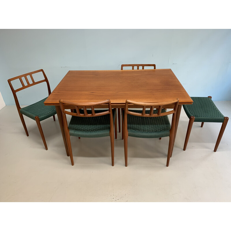 Vintage dining set by Niels O. Møller