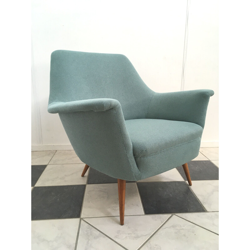 Vintage blue armchair, 1960s