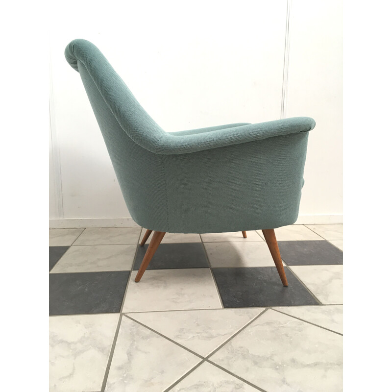 Vintage blue armchair, 1960s