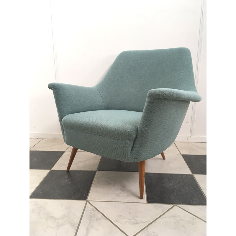 Vintage blue armchair, 1960s