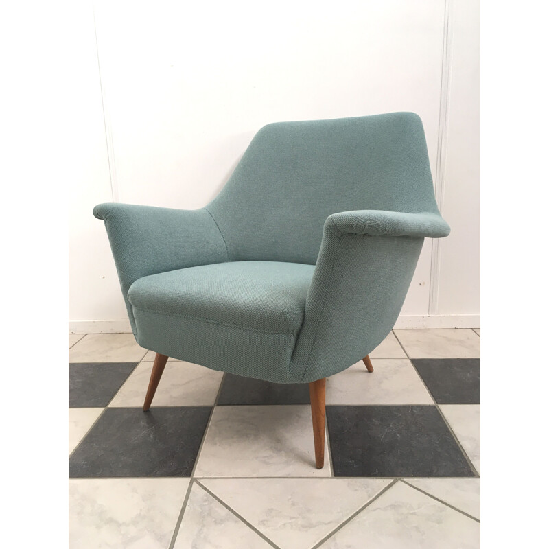 Vintage blue armchair, 1960s