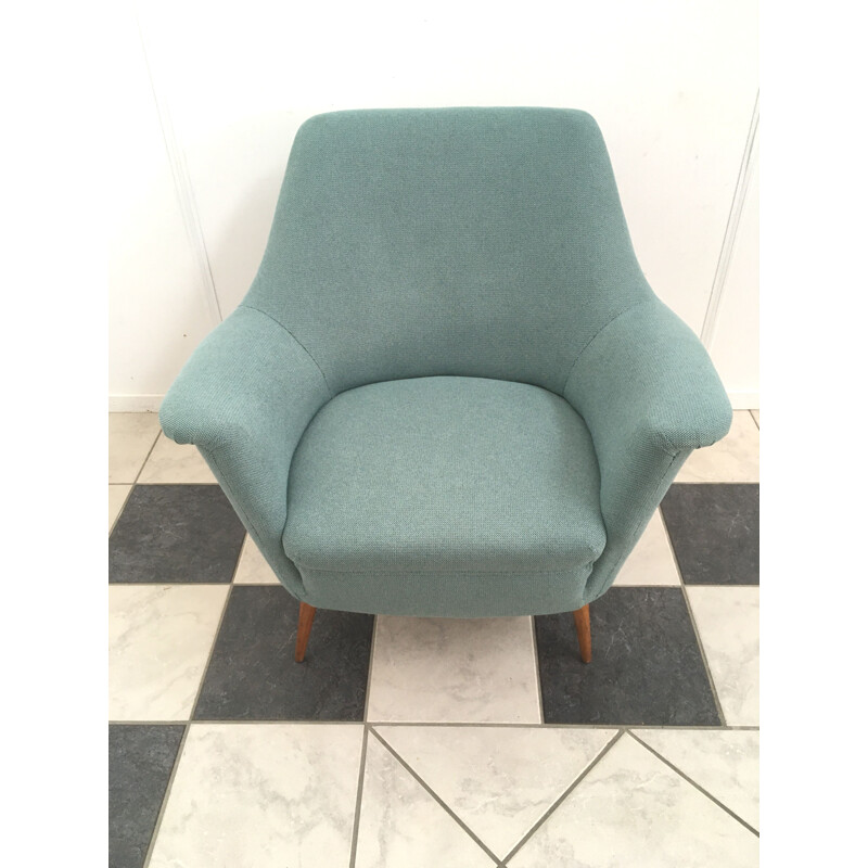 Vintage blue armchair, 1960s
