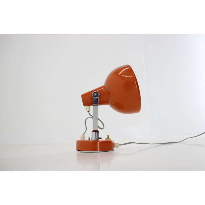 Orangefarbene Vintage-Wandlampe, 1960