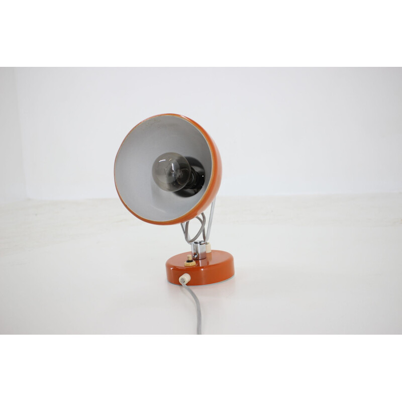 Vintage oranje wandlamp, 1960