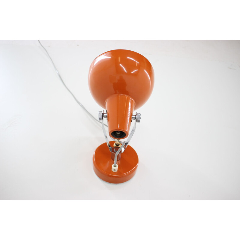 Orange vintage wall lamp, 1960s