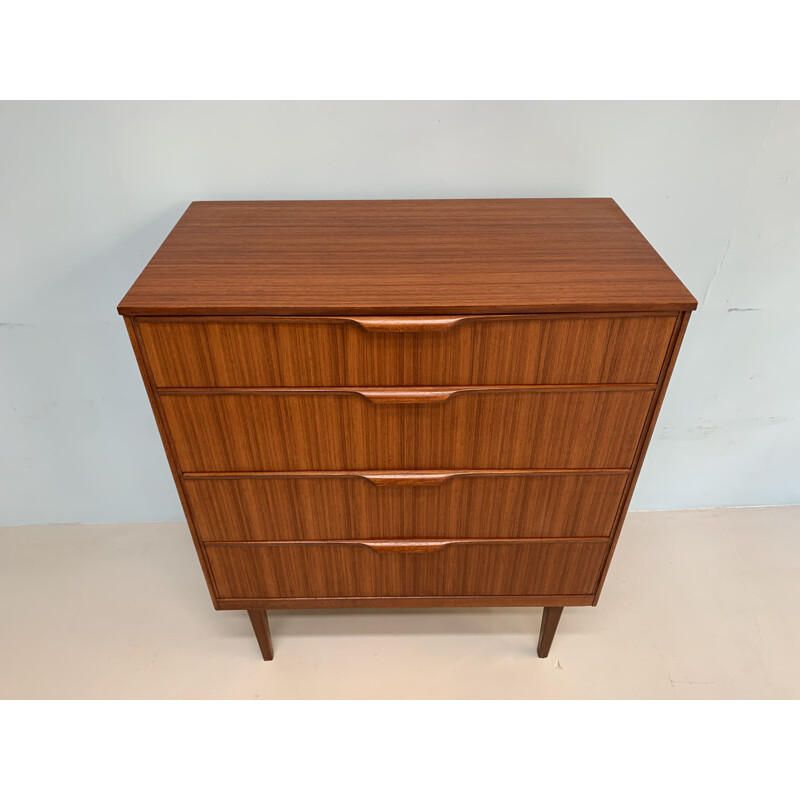 Teak vintage chest of drawers by Frank Guille