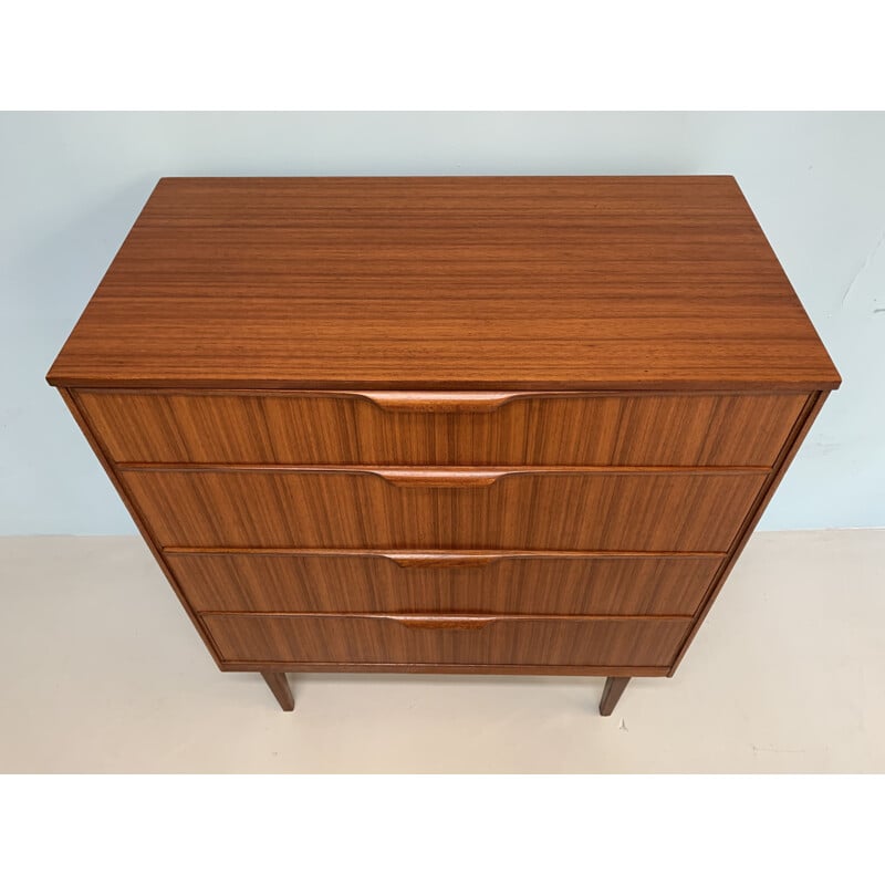 Teak vintage chest of drawers by Frank Guille