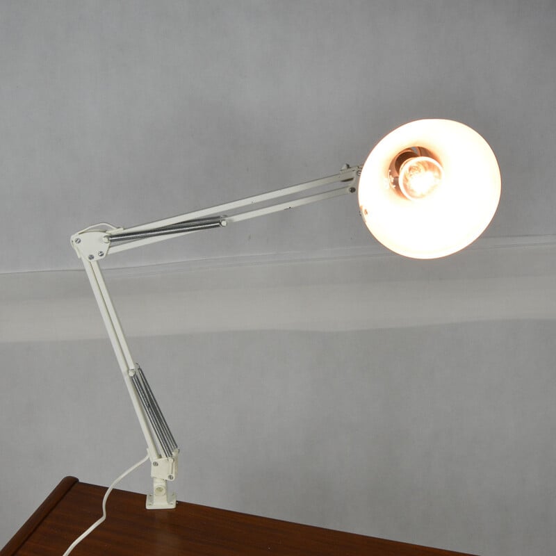 Vintage drawing lamp HCF type 85, Denmark 1960s