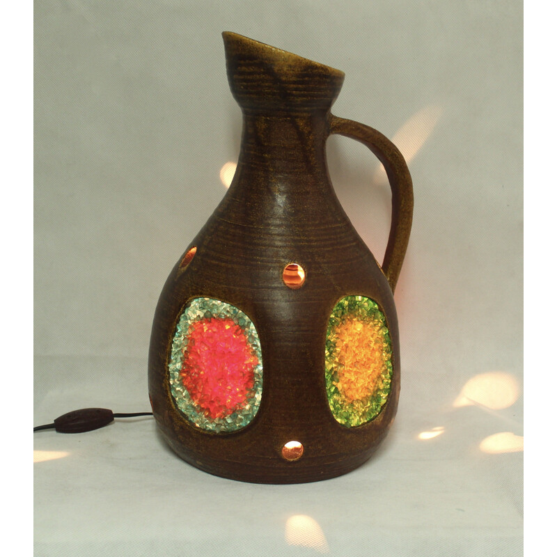 Lampe en céramique Accolay - 1950