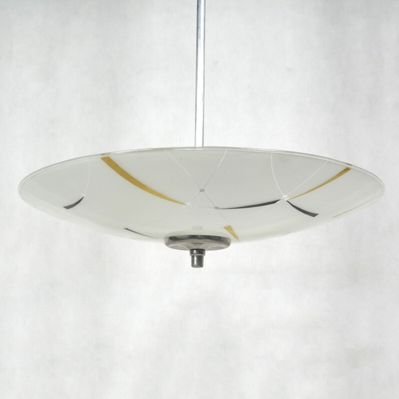 Vintage pendant light, Czechoslovakia, 1960s