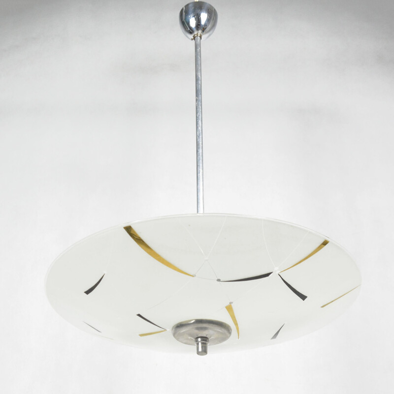 Vintage pendant light, Czechoslovakia, 1960s