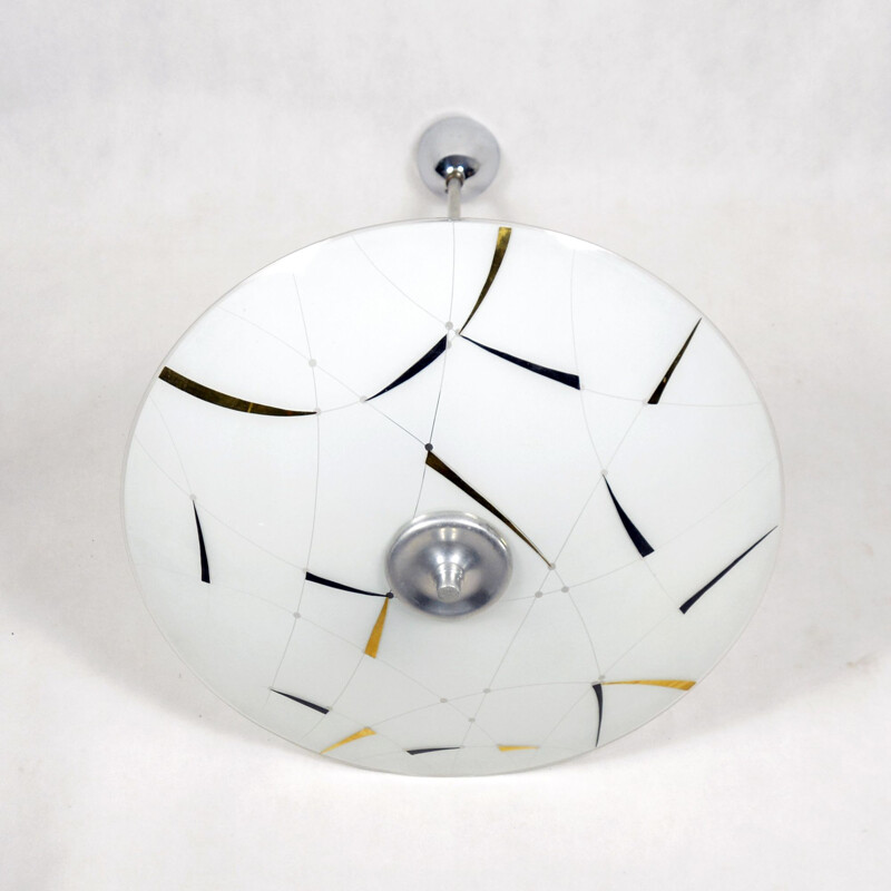 Vintage pendant light, Czechoslovakia, 1960s