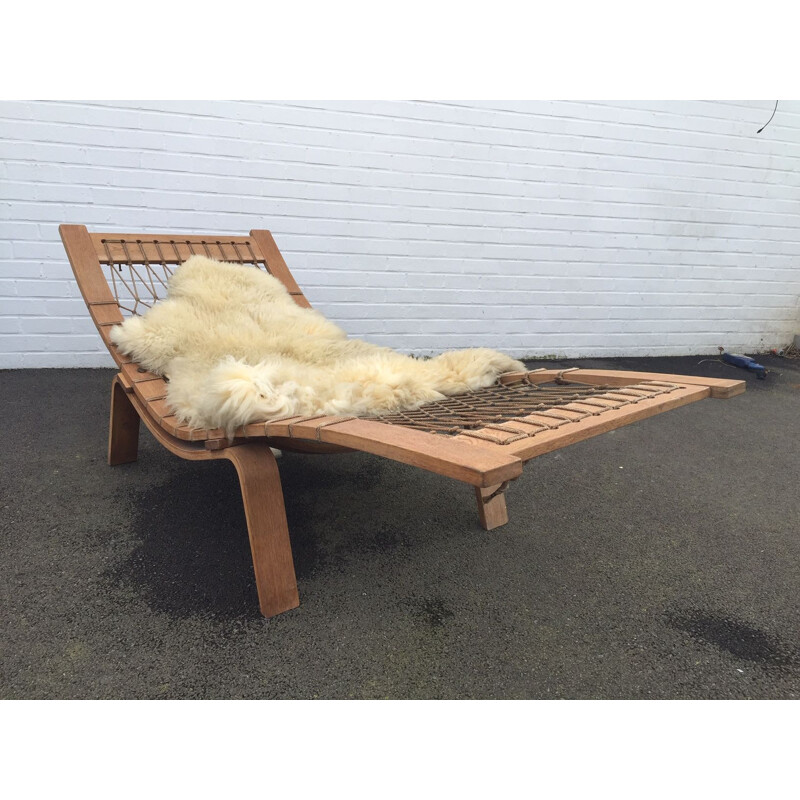 Hammock" vintage lounge stoel van Hans Wegner voor Getama