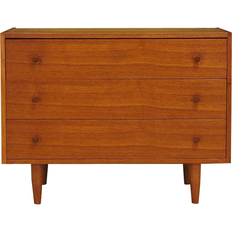 Vintage Danish chest of drawers in teakwood 1960s
