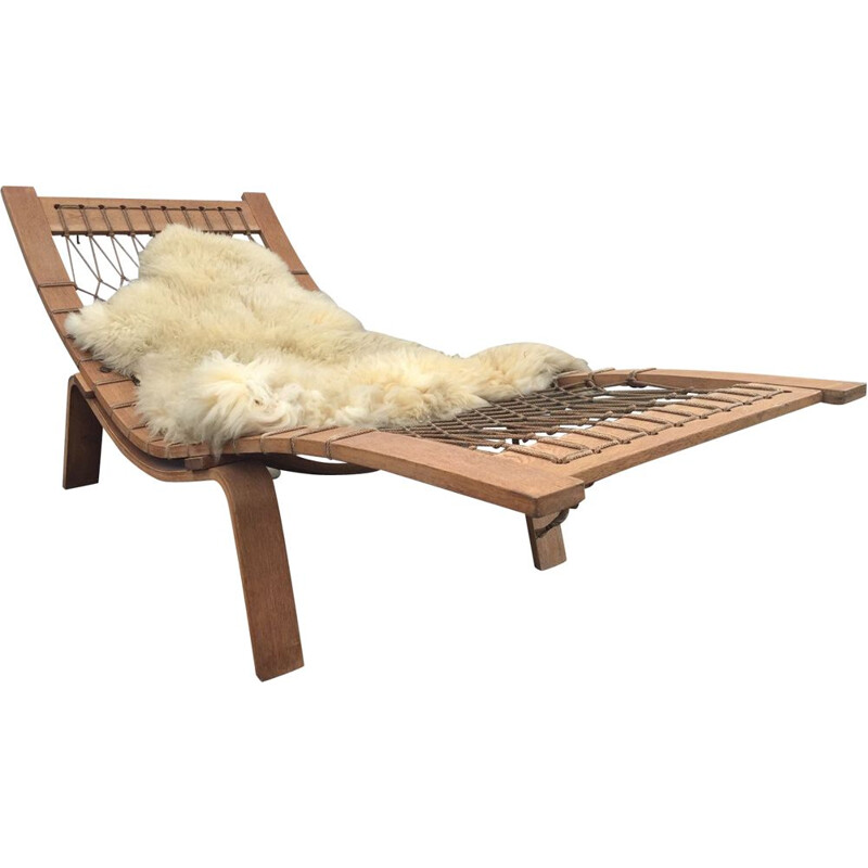 Hammock" vintage lounge stoel van Hans Wegner voor Getama