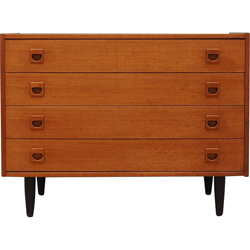 Vintage Danish chest of drawers in teak veneer 1960-1970