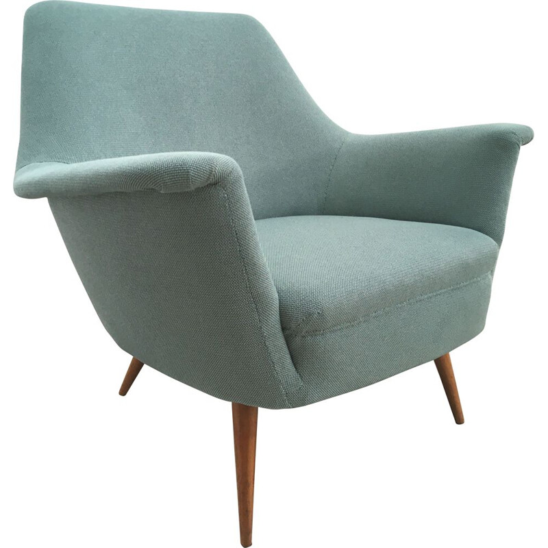 Vintage blue armchair, 1960s