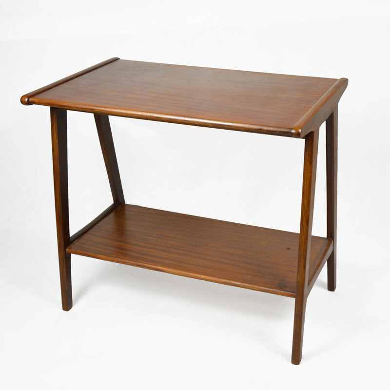 Teak vintage side table by Vinde Møbelfabrik, Denmark, 60s