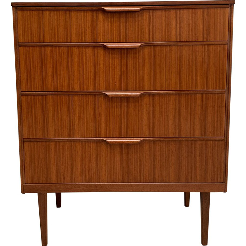 Teak vintage chest of drawers by Frank Guille