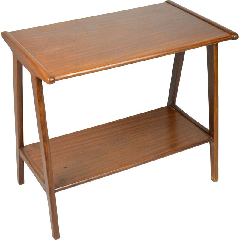 Teak vintage side table by Vinde Møbelfabrik, Denmark, 60s