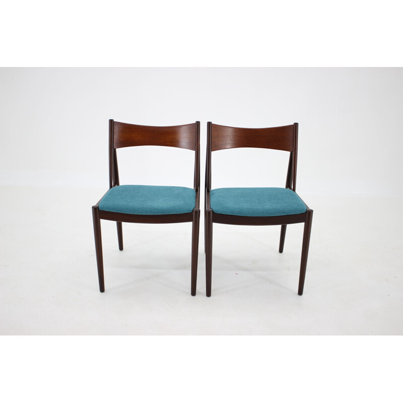 Set of 4 Vintage Rare Teak Dining Chairs by Vamo, Denmark 1960