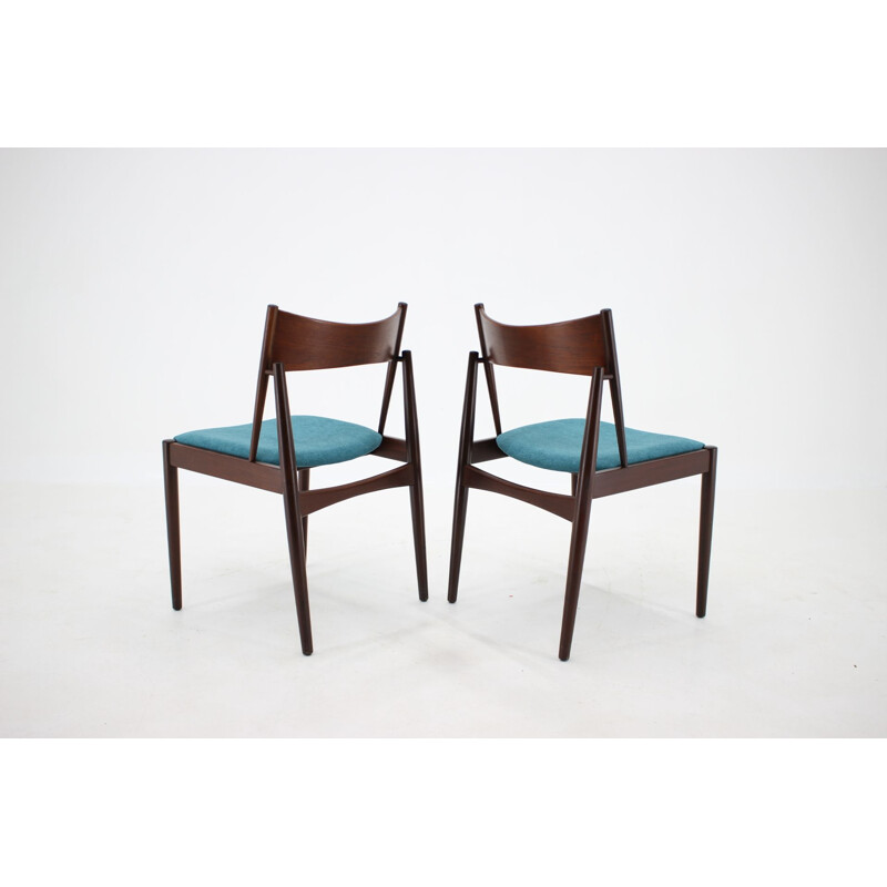 Set of 4 Vintage Rare Teak Dining Chairs by Vamo, Denmark 1960