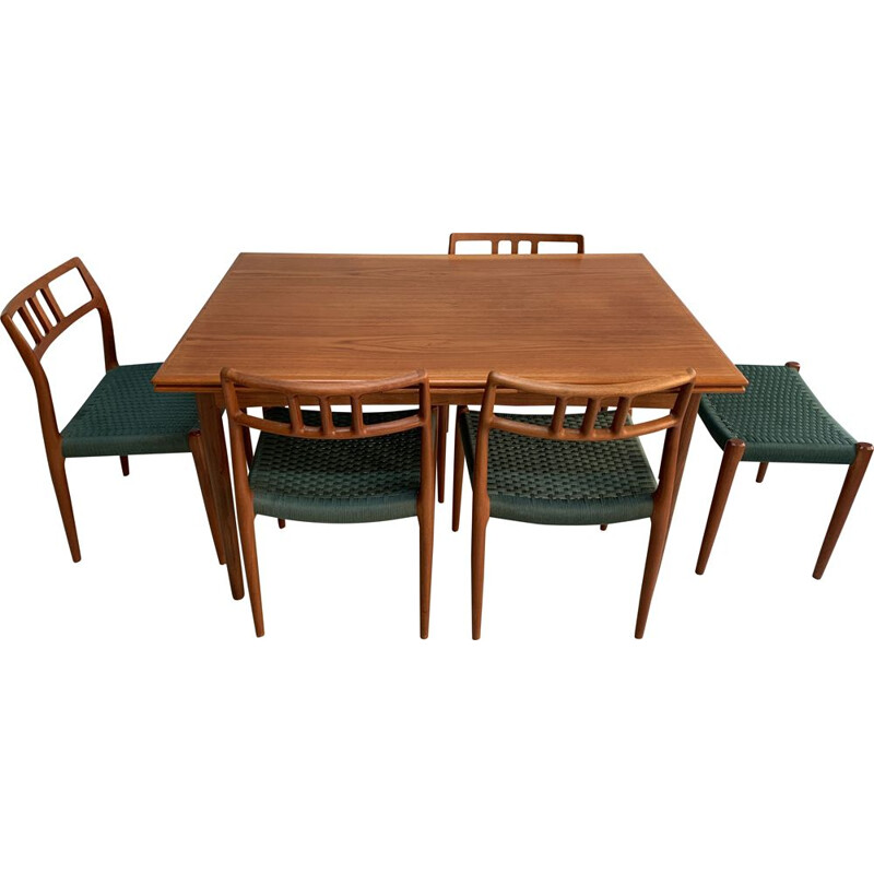 Vintage dining set by Niels O. Møller