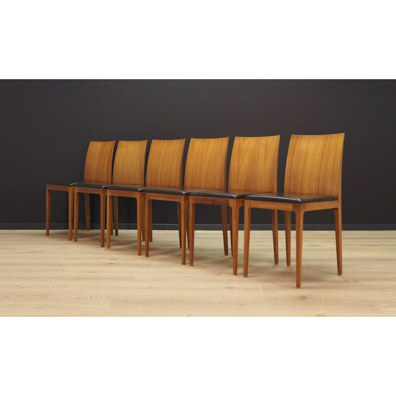 Vintage set of 6 chairs "Anna" by Ludovic & Roberto Palomb for Crassevig