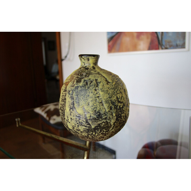 Vintage zoomorphic vase by Gustav Spoérri