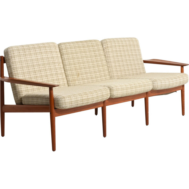 Glostrup Mobelfabrik 3-seater sofa in teak, Arne VODDER - 1960s