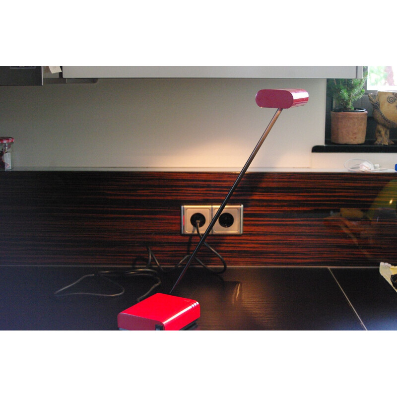 Vintage Progetti metal desk lamp by Lami Blériot, Italy 1987