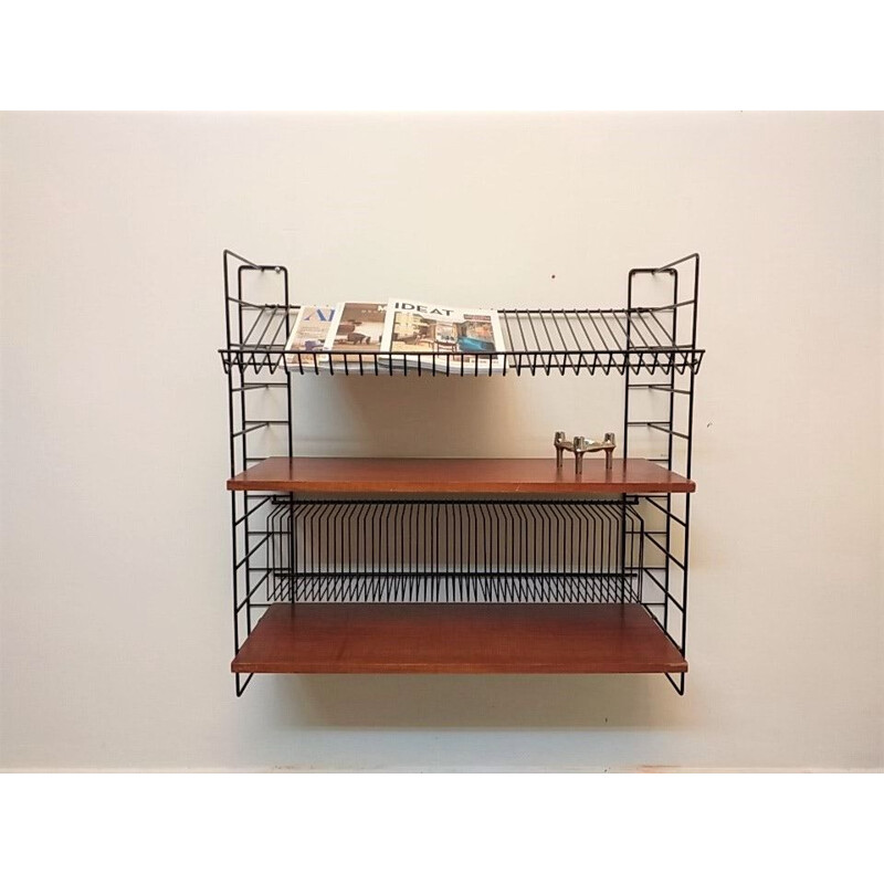 Vintage Scandinavian Tomado thong shelves, 1960