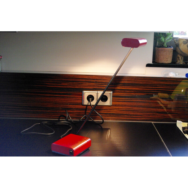 Vintage Progetti metal desk lamp by Lami Blériot, Italy 1987