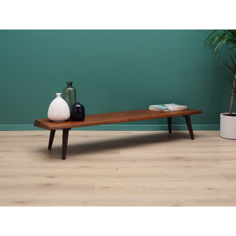 Vintage Danish teak bench, 1960