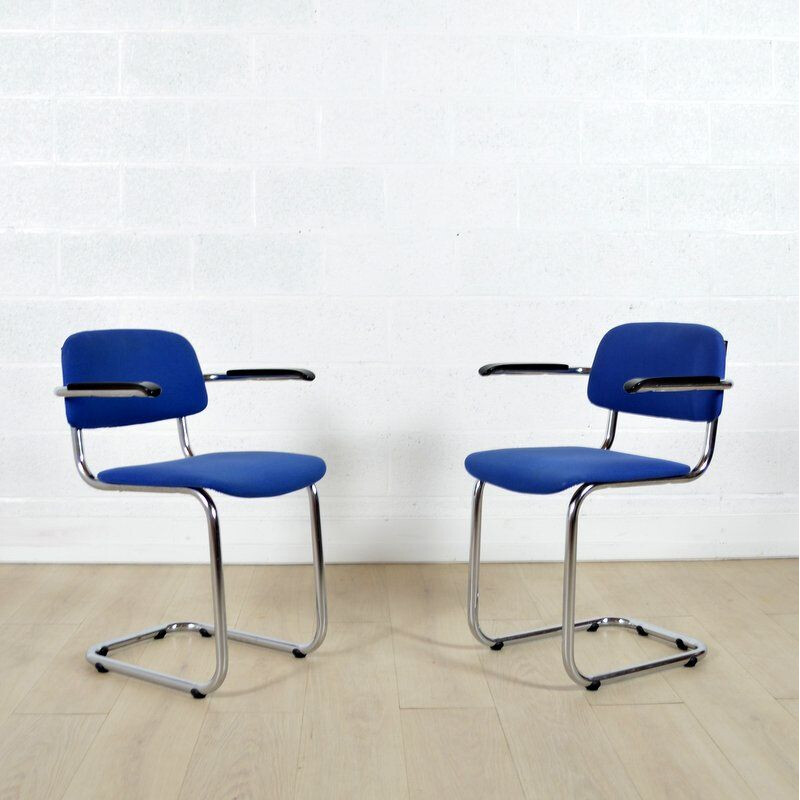 Vintage Luge Gispen Chairs 1960