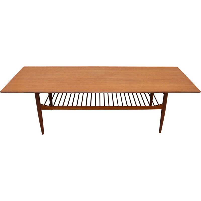 Large rectangular G-Plan coffee table in teak, Ib KOFOD-LARSEN - 1960s