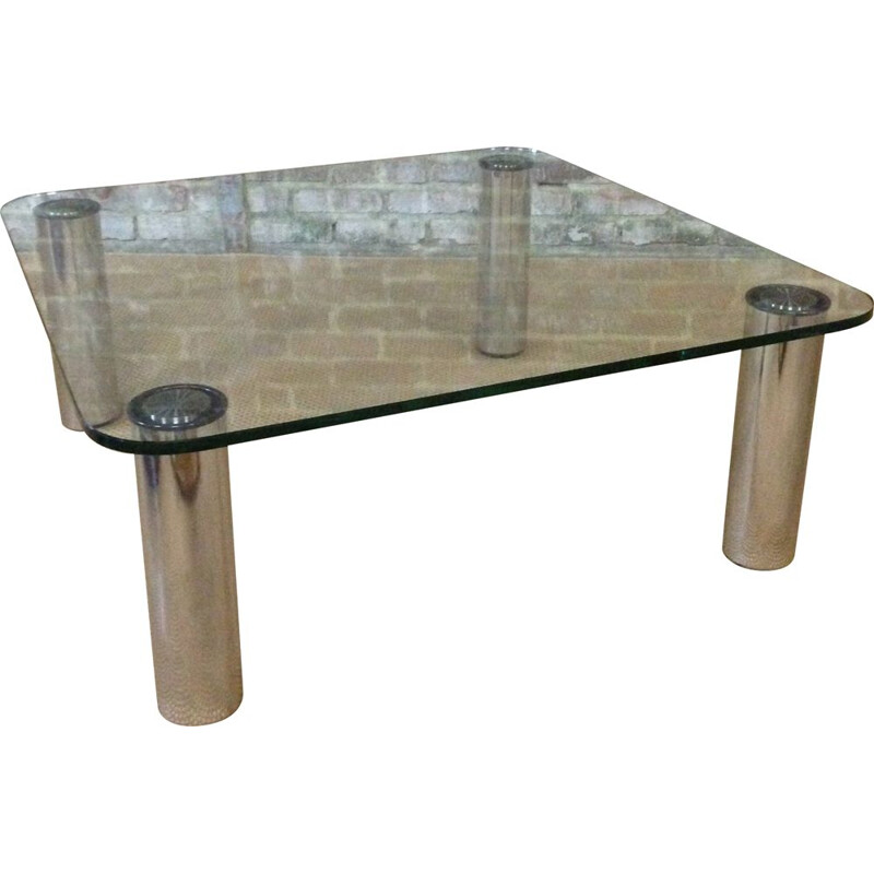 Vintage coffee table by Zanotta model Marcuso 1980