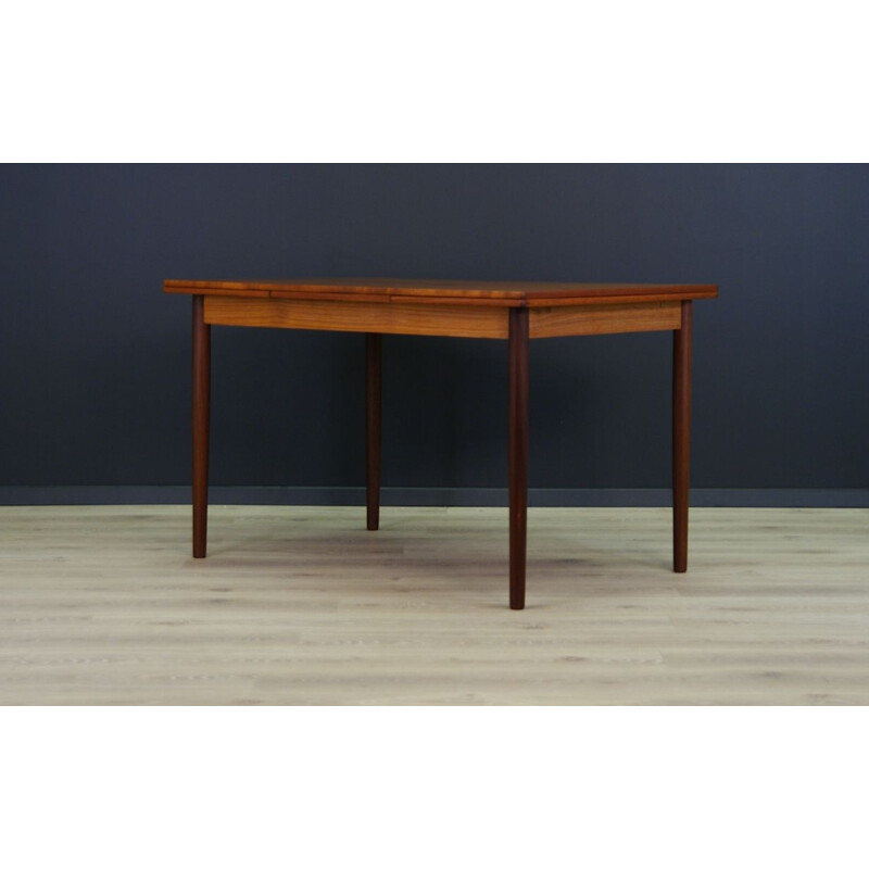 Scandinavian vintage table in teak 1970