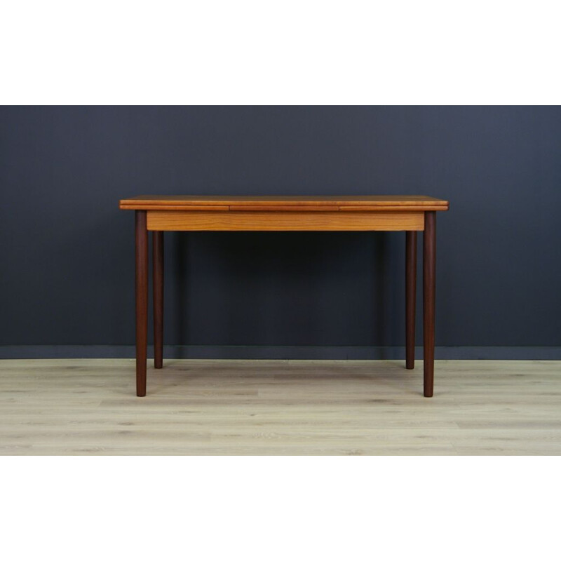 Scandinavian vintage table in teak 1970