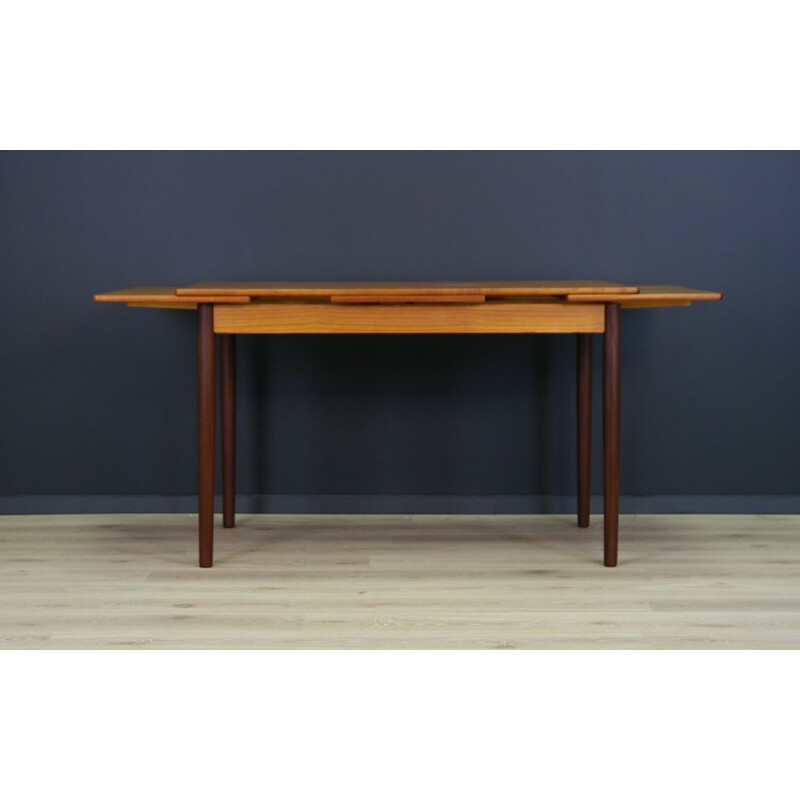 Scandinavian vintage table in teak 1970