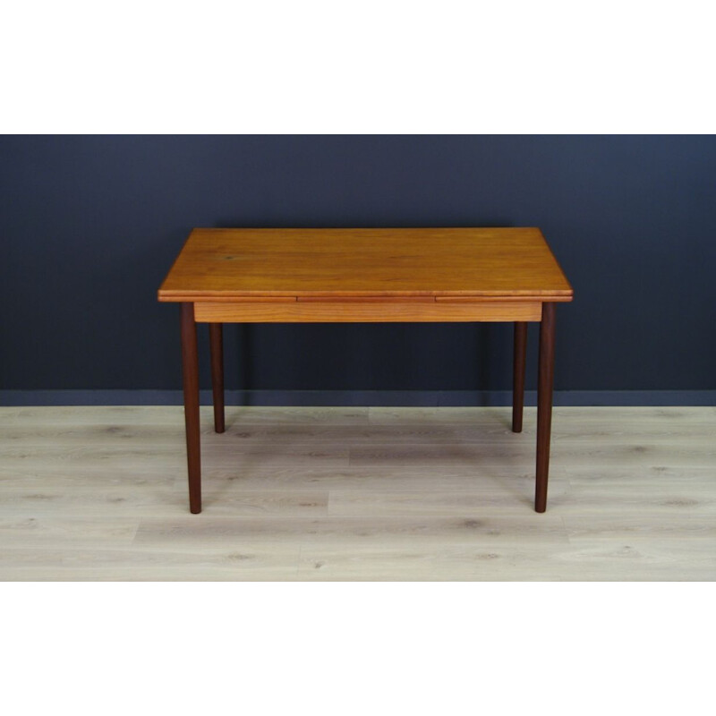 Scandinavian vintage table in teak 1970