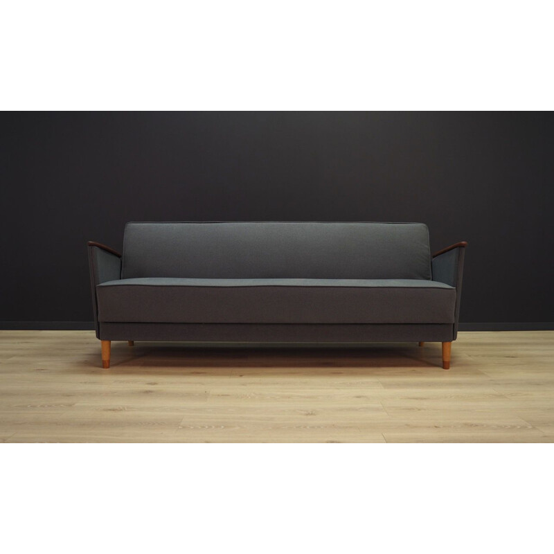 Vintage grey sofa by Lico System, Denmark, 1960-70