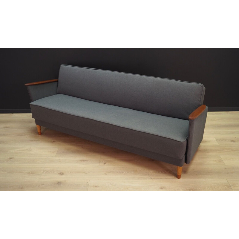 Vintage grey sofa by Lico System, Denmark, 1960-70