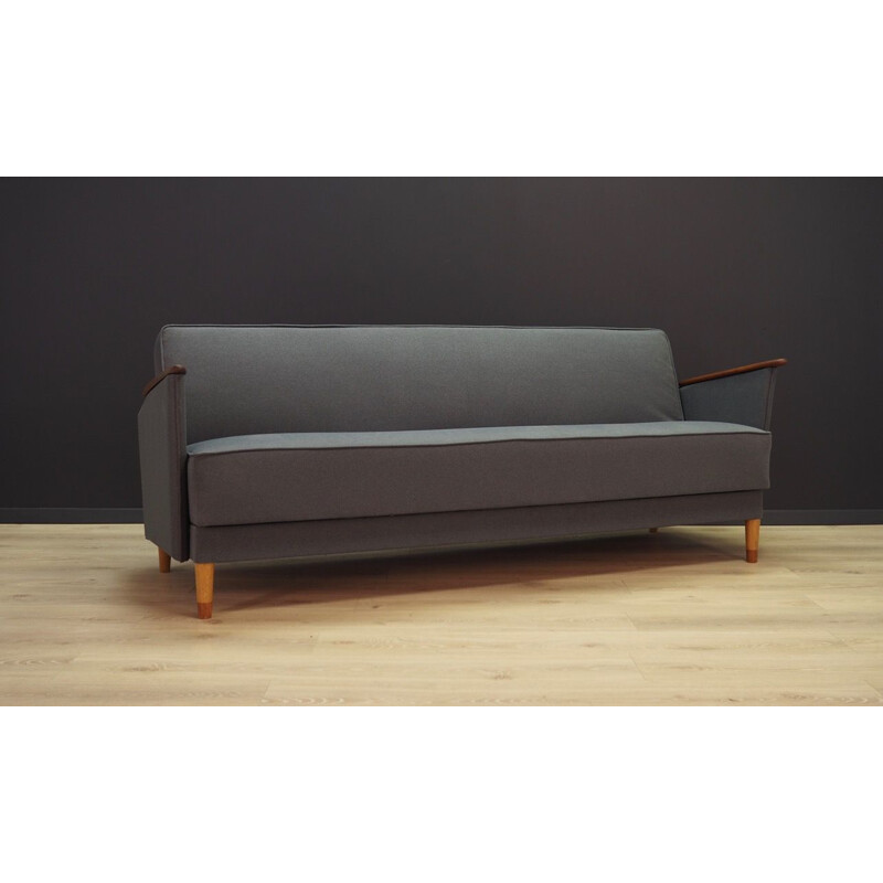 Vintage grey sofa by Lico System, Denmark, 1960-70