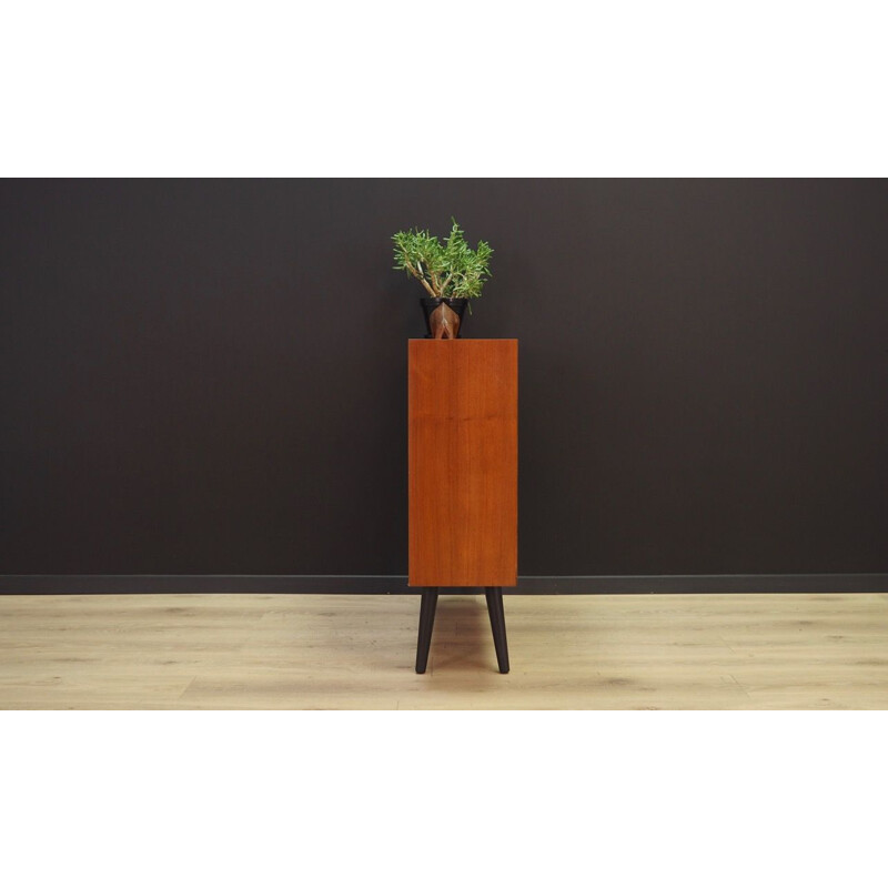 Vintage teak bookcase, Scandinavian design, 1960-70