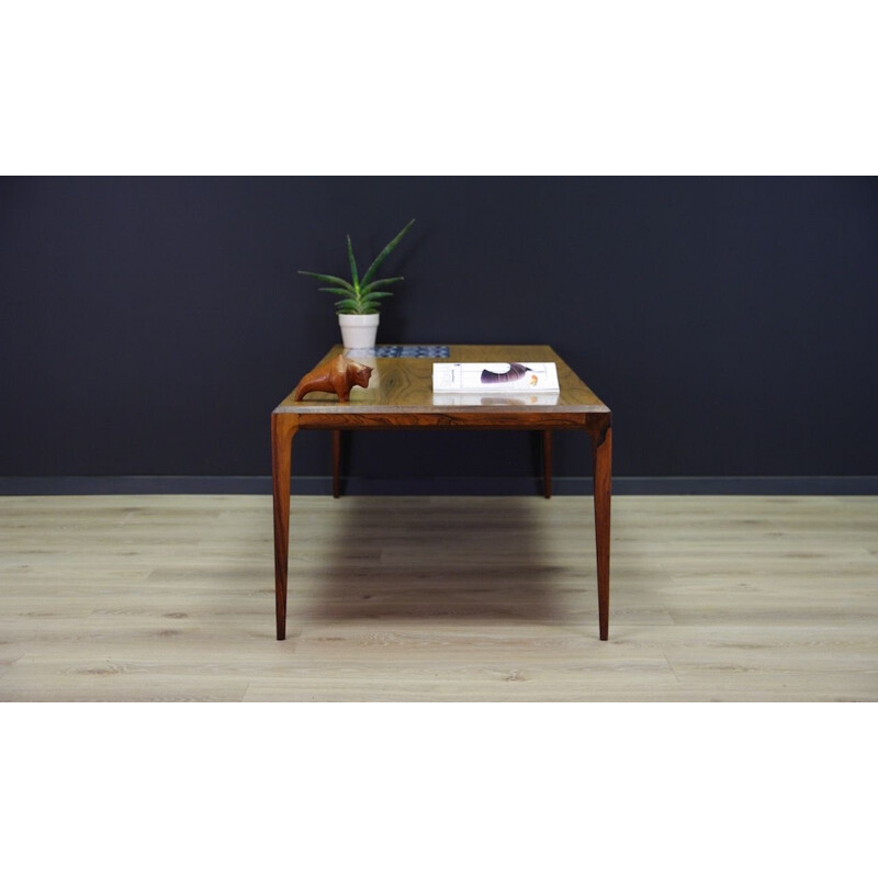 Vintage coffee table in rosewood by Johannes Andersen, Denmark,1960-70