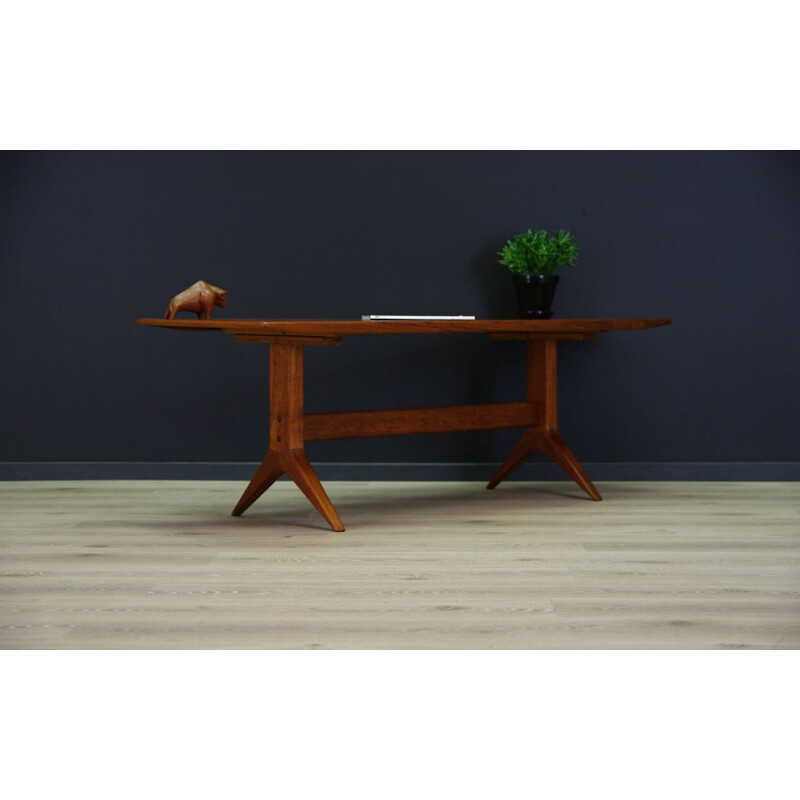 Table basse vintage en teck, design danois, 1960