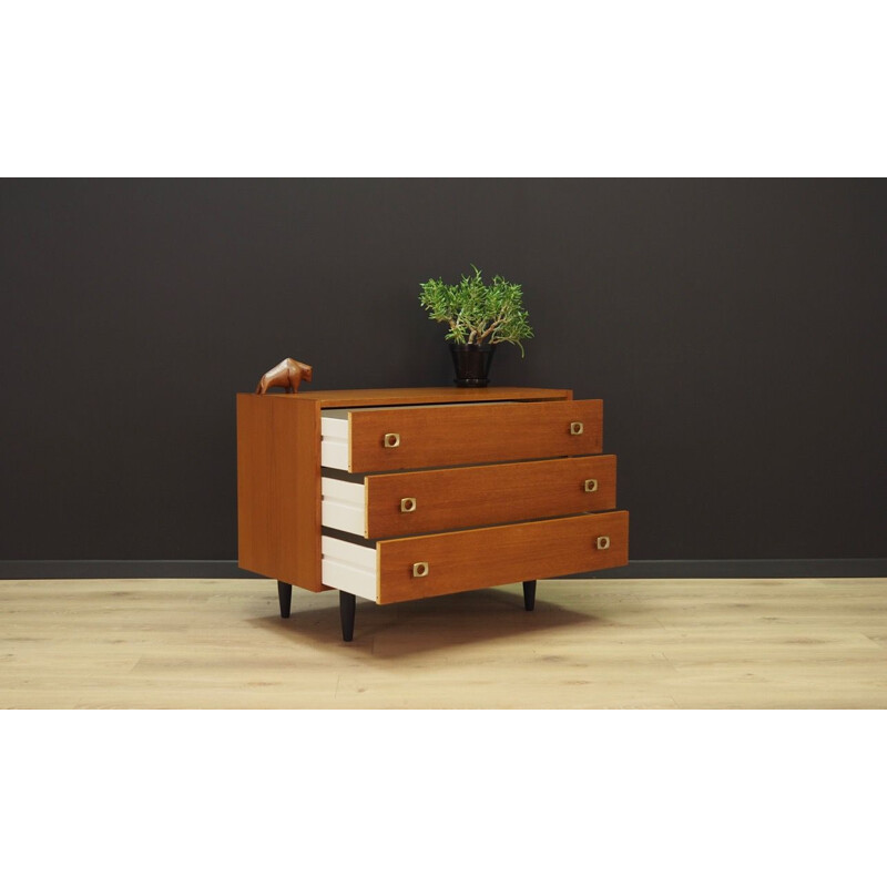 Vintage Danish chest of drawers in teak, 1960