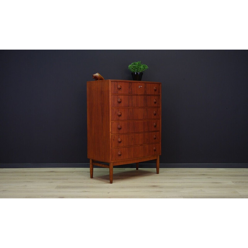 Vintage teak chest of drawers by Kai Kristiansen, 1960